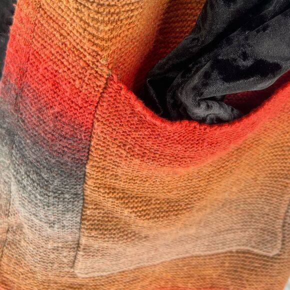 ii sisters Boho Ombré Hooded Cardigan Size S/M - Picture 4 of 8